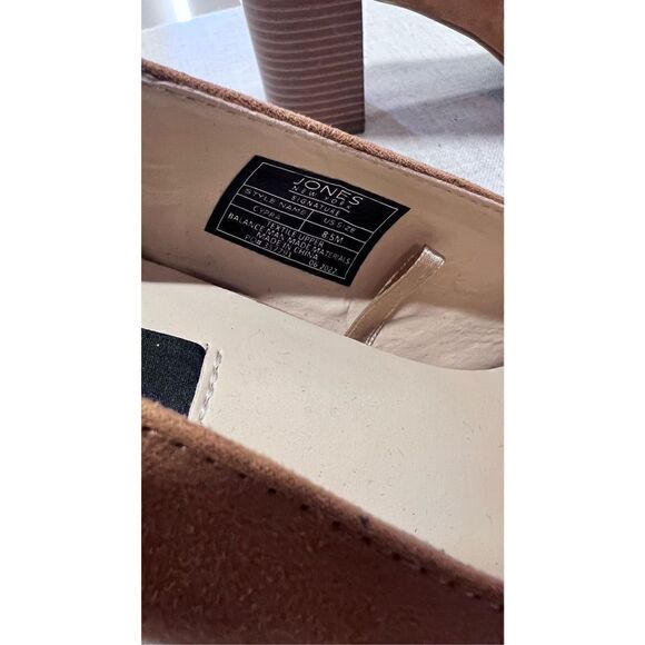 JONES Women's Signature Cypra Loafer Stacked Heel Sandals Brown Size 8.5M - Picture 6 of 13